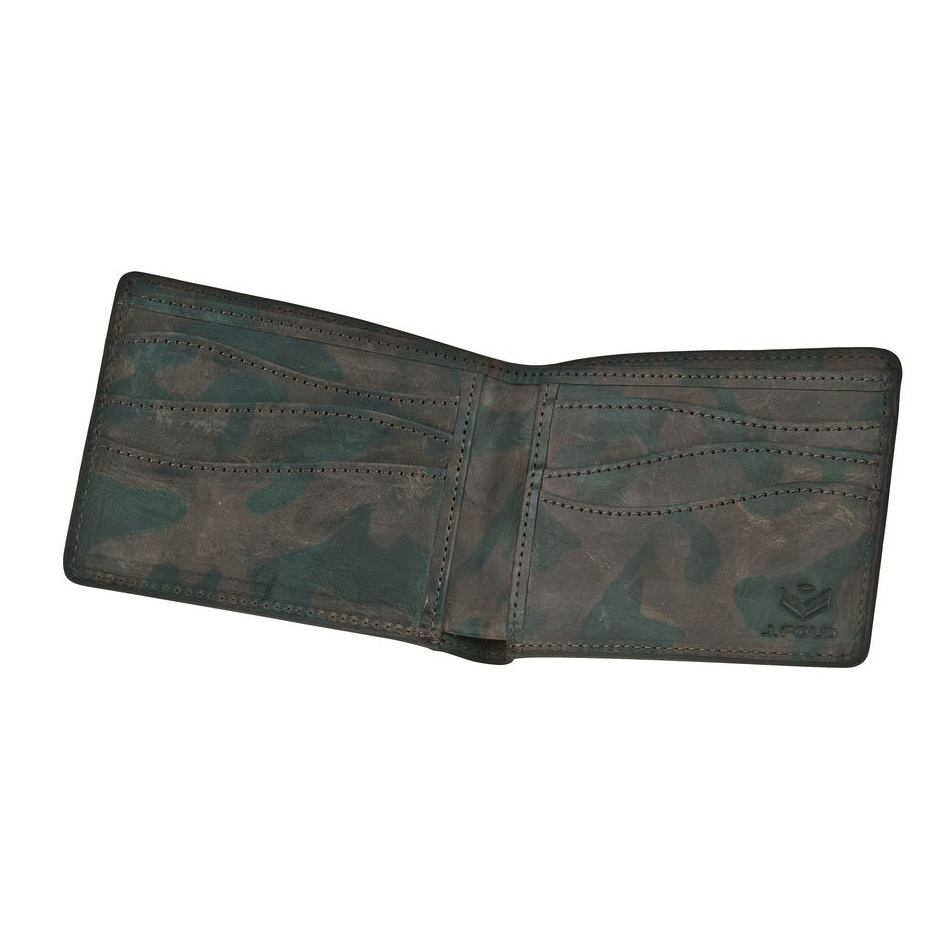 J.FOLD Leather Wallet - Jungle